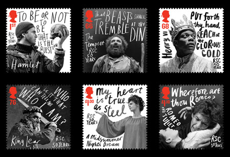 Royal Mail stamps by Rebecca Sutherland