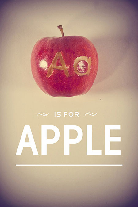 Typefruitography by Garret Steider