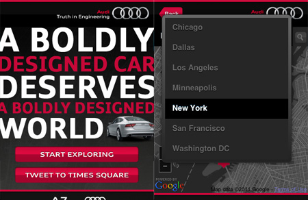 Audi Mobile Site