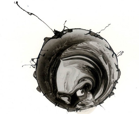 Ink drawings by Roland Flexner