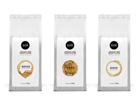 Eos Coffee packaging