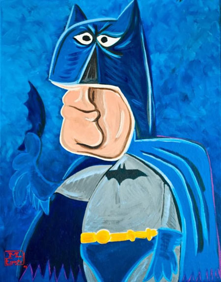 What if Picasso painted superheroes?