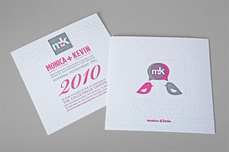 Monica & Kevin Wedding Invitation