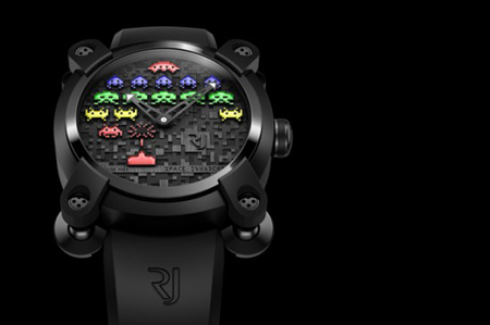 Space invaders watch