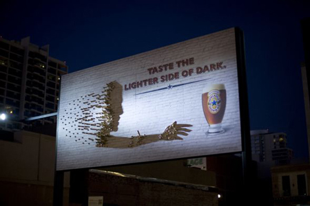 Newcastle Brown Ale billboard