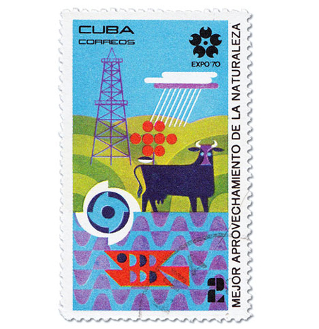 Cuba Expo 70 Stamps