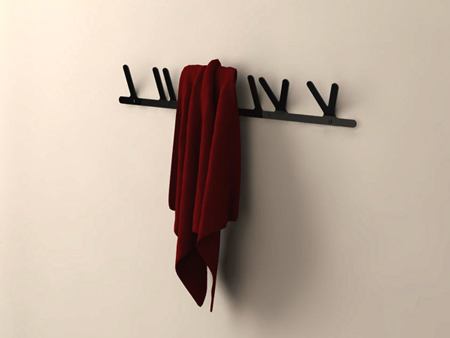 Roman numerals coat hangers