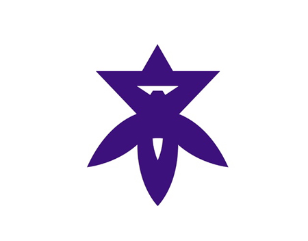 Cool minimalist japanese towns logos