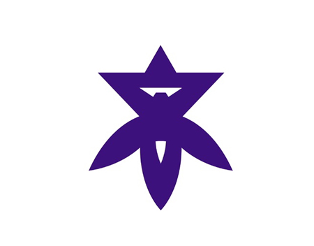Cool minimalist japanese towns logos