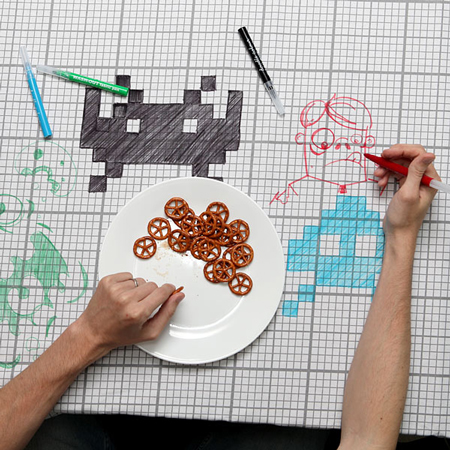 The doodle tablecloth