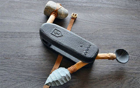 Swiss army knife stone age prototype