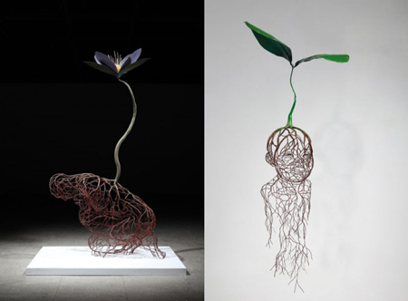 Root Sculptures by Kim Sun Hyuk