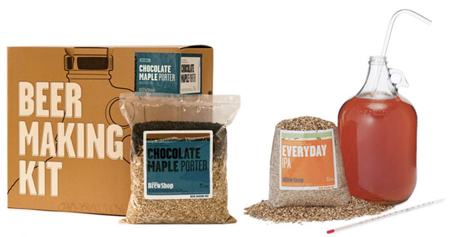 Beer making kit packaging