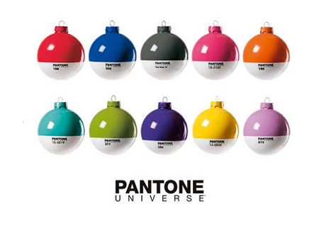 Pantone Christmas ornaments