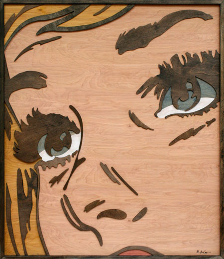 Layered Wood Pop Art