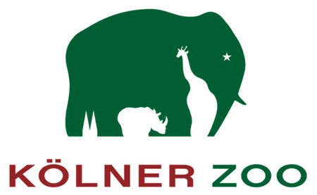 Wonderful use of negative space for the Köln Zoo logo