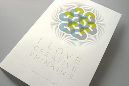 Love Creative Thinking Poster