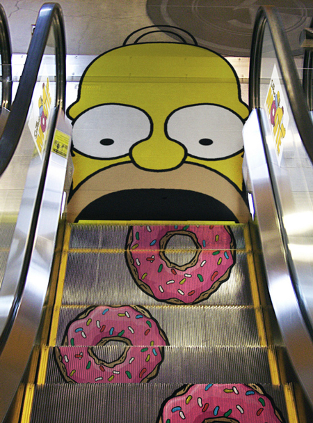 Simpsons Movie: Escalator