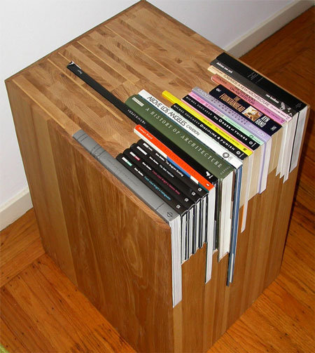 Customized book side tables