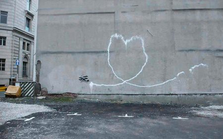 New street art by Banksy