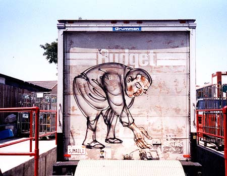 Street art by David Choe