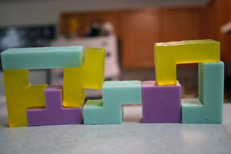 Tetris soap
