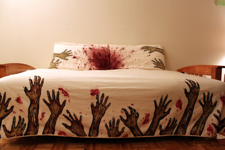 Zombie bed sheets