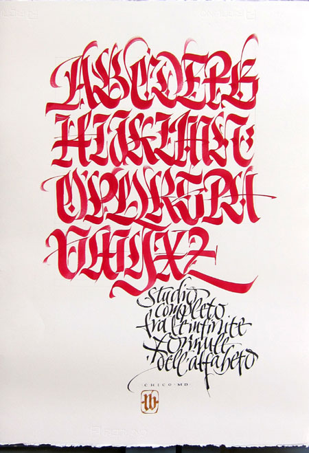 Calligraphy by Luca Barcellona