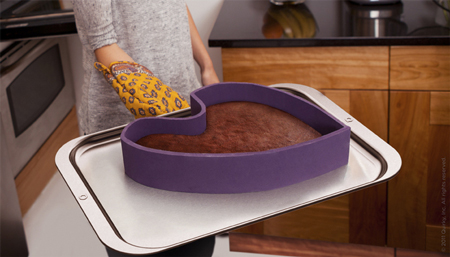 Ribbon cooking pan