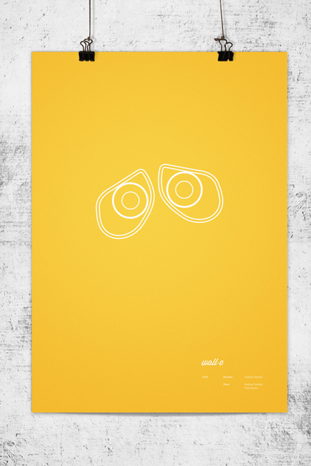 Pixar minimal posters