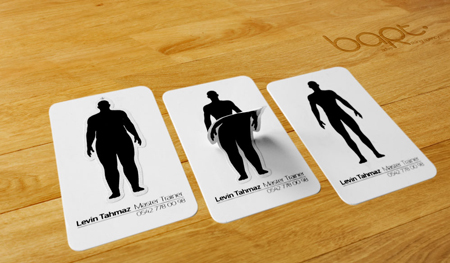 Personal trainer business card