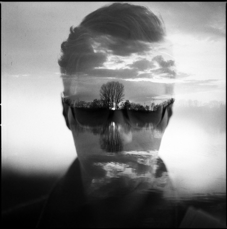 Double exposure photographs by Florian Imgrund