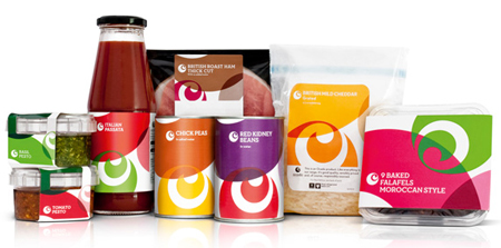 Ocado food packaging