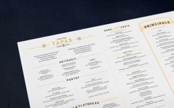 Romano's Macaroni Grill menu design