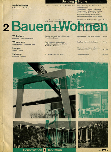 Bauen+Wohnen magazine covers