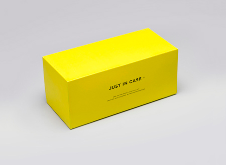 Just in Case: end of the world survival kit branding