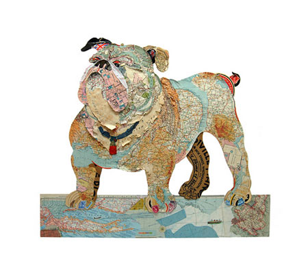 Dogs Collages by Peter Clark