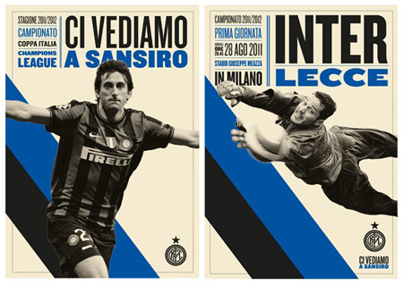 Graphic design for the Inter Milan