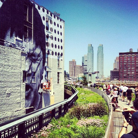 The high line by JR