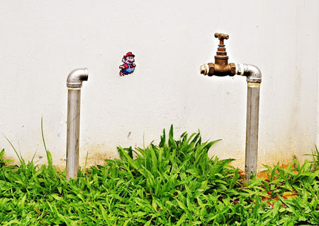 Super Mario street art