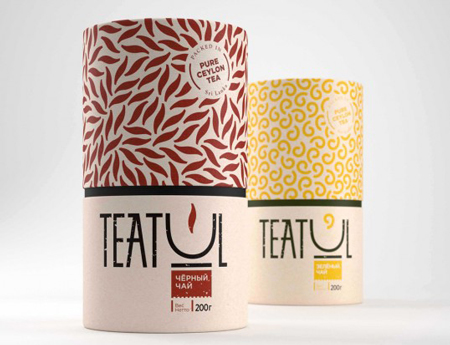 Concept tea packaging by Katerina Teterkina