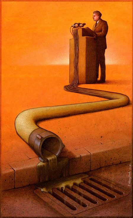 Satirical Illustrations by Pawel Kuczynski