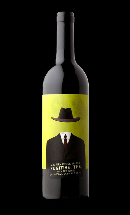 The fugitive wine label