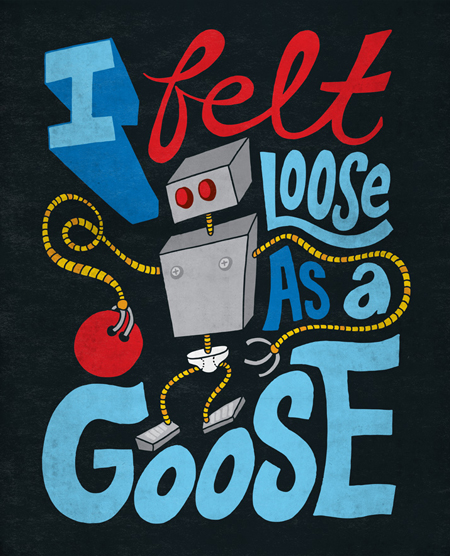 Loose a goose illustration