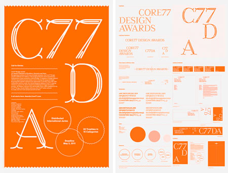 Typographical design work from Studio Lin