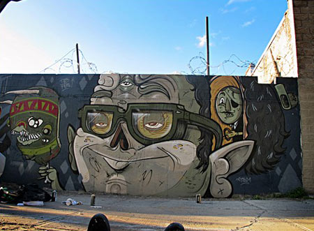 Street art by the Yok