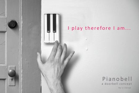 Pianobell doorbell concept