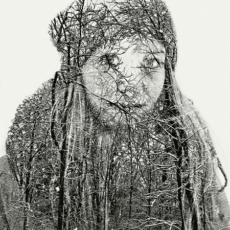 Multiple exposure portraits by Christoffer Relander