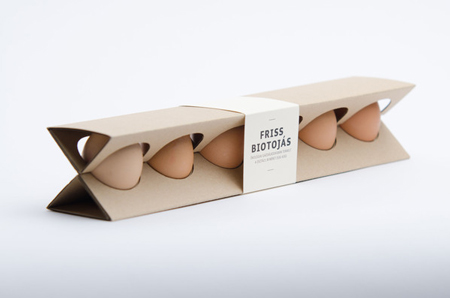 Egg box packaging