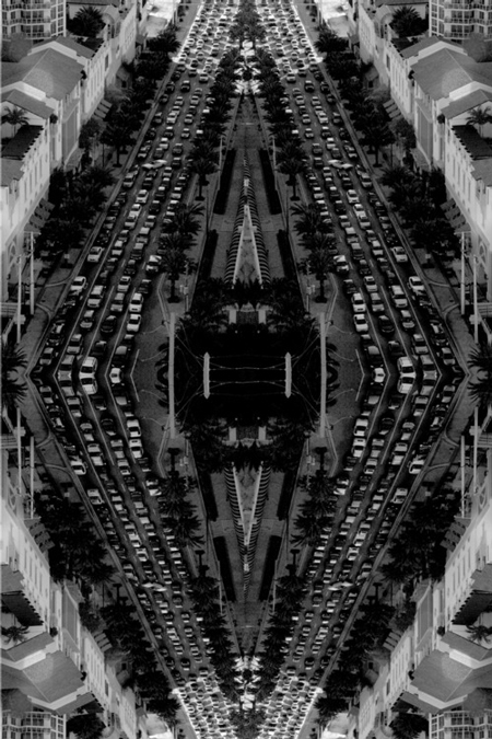 Digital artist recreates 90 degree inception street